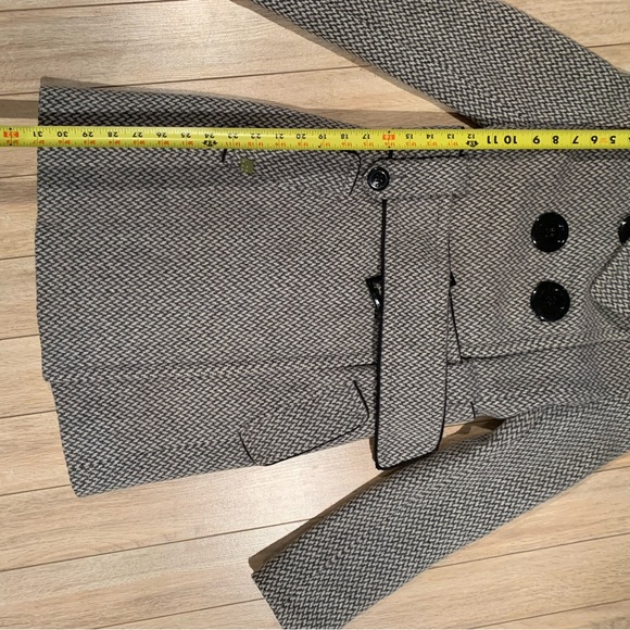 Icone Wool Blend Double Breasted PeaCoat - Picture 13 of 16